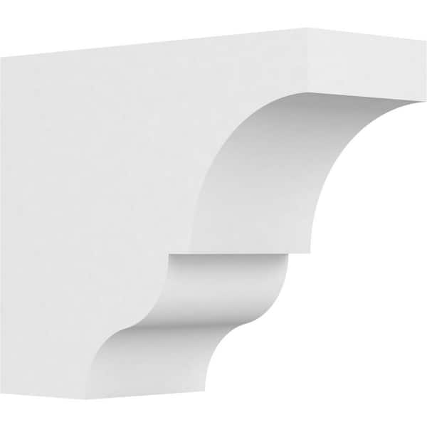 Ekena Millwork 5 in. x 10 in. x 12 in. Asheboro PVC Rafter Tail Brace