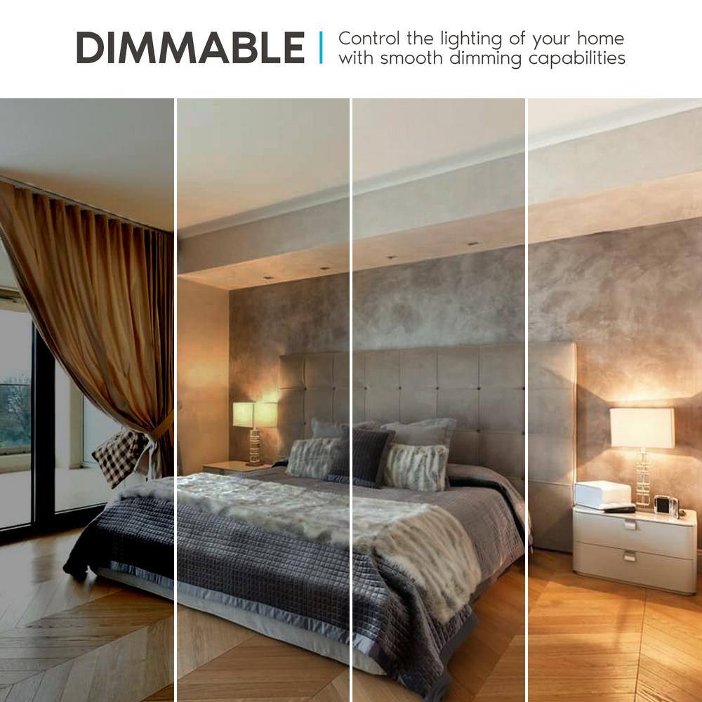75 Watt Equivalent White Frosted Dimmable LED Bulb Pack