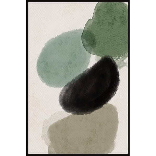 Unbranded "We Belong Together" by Marmont Hill Floater Framed Canvas Abstract Art Print 24 in. x 16 in.