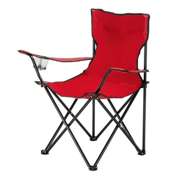 Small Camp Fabric Chair Red