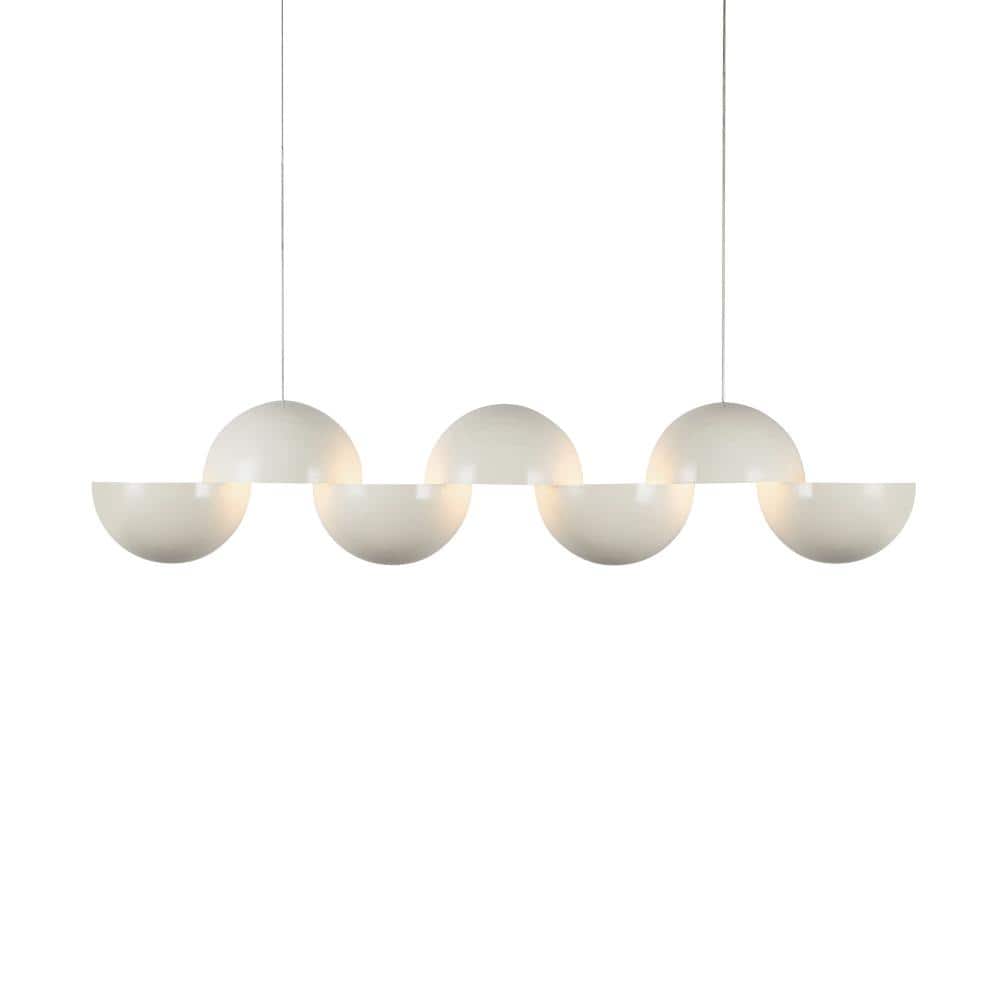 Void 41-in Pearl White dimmable LED Linear Pendant price history on PriceWatchPro
