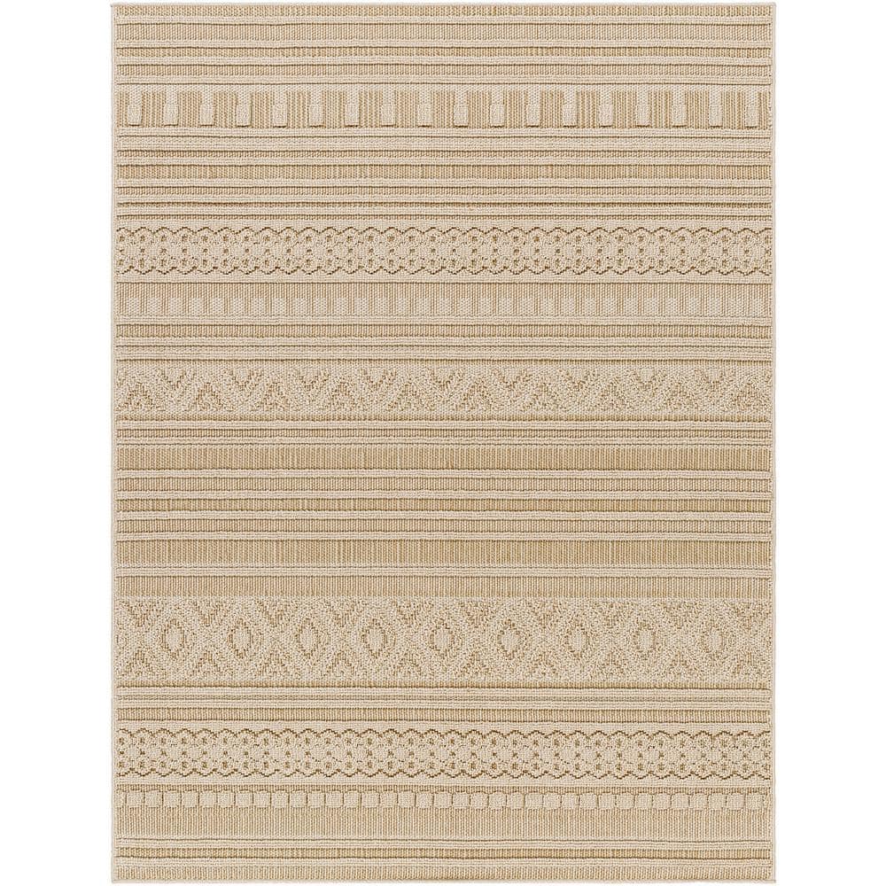 Rockport Aqua/Taupe 8 ft. x 10 ft. Modern Indoor/Outdoor Area Rug price history on PriceWatchPro