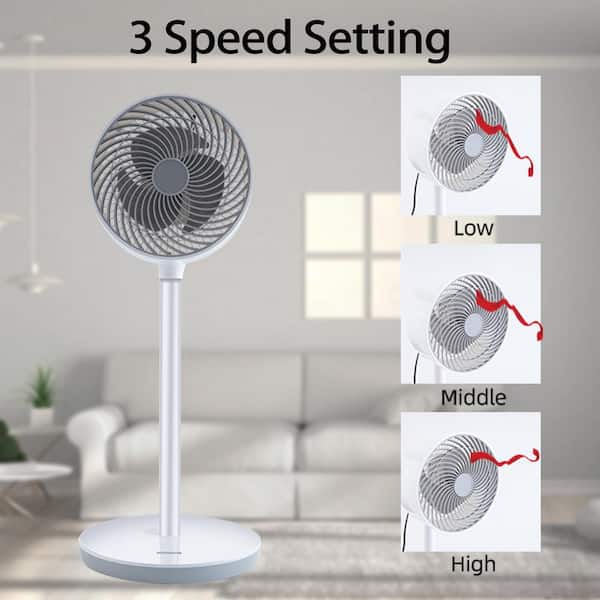 FLEX 8.5-in 10-Speed Indoor or Outdoor Gray Industrial Fan (Battery and  Charger Not Included) in the Portable Fans department at