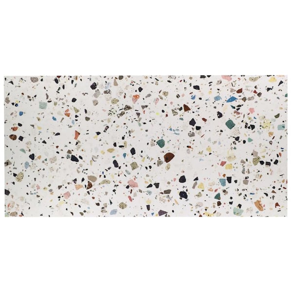 Ivy Hill Tile Adorn White Multicolor 4 in. x 0.41 in