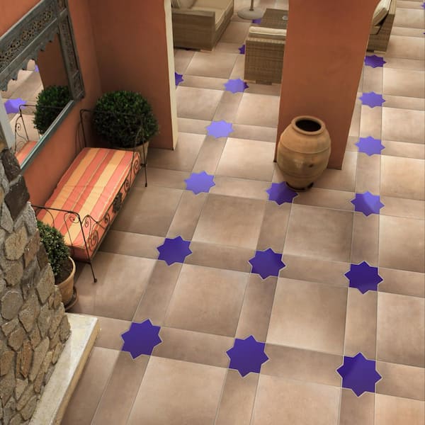 Argile Losanga Ferrara 7 in. x 17-5/8 in. Porcelain Floor and Wall Tile (0.86 sq. ft./Each)