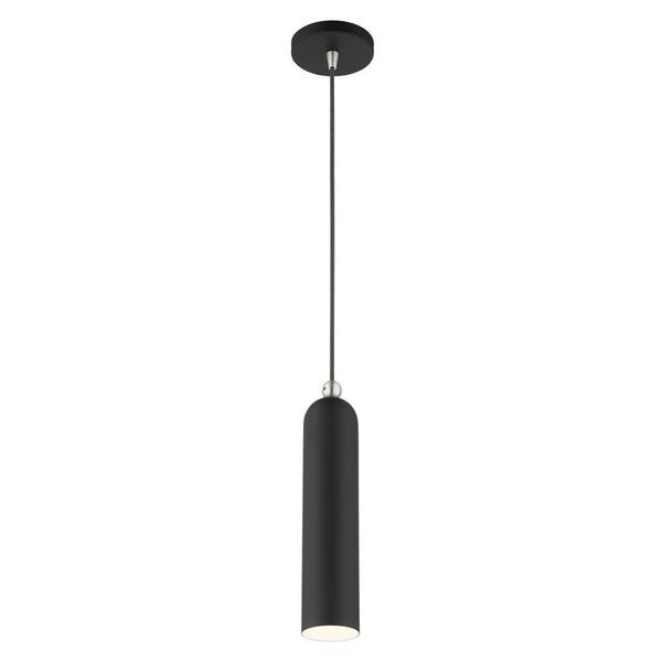 AVIANCE LIGHTING Belhaven-1 Light Black Pendant HD77621 - The Home
