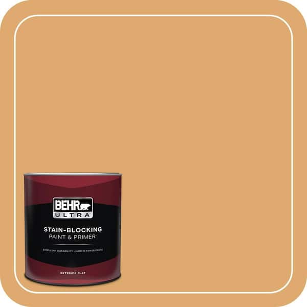 BEHR ULTRA 1 qt. Home Decorators Collection #HDC-FL13-2 Corn Maze Flat Exterior Paint & Primer
