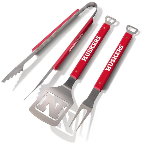 YouTheFan NCAA Nebraska Cornhuskers Spirit Series 3-Piece BBQ Set