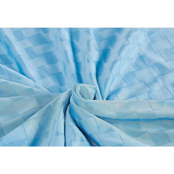 Cooling Series Light Grey Hot Sleepers Theme Nylon 50x70 Inches Throw Blanket