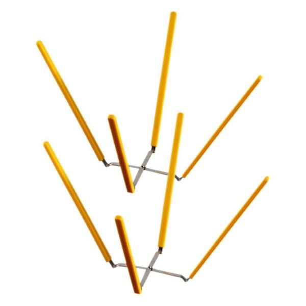 Foldable Chiffon Cake Cooling Rack with Four Nonslip Silicone Claws, Adjustable 5-9 in. Diameter Stand