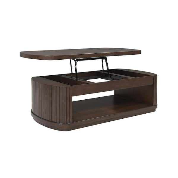 Signature DESIGN BY ASHLEY Korestone 56 in. Dark Brown Rectangle