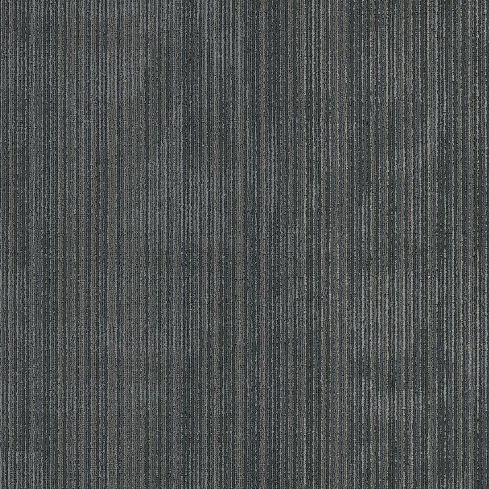 Shaw Floors Seve-Ink-Gray Commercial/Residential 24 in. x 24 in. Glue ...