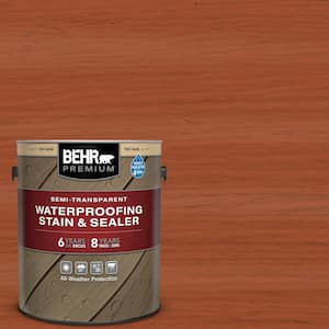 1 gal. #ST-136 Royal Hayden Semi-Transparent Waterproofing Exterior Wood Stain and Sealer