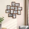 Family Two 8 x 10 Four 5 x 7 Four 4 x 6 Dark Brown for Wall or Tabletop  Decor Picture Frame Set of 10 PCS PUBKQ3 - The Home Depot