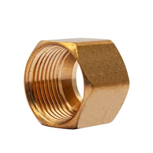 1/2 in. Brass Compression Nut Fitting (25-Pack)