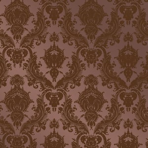 Damsel Ruby Removable Peel and Stick Vinyl Wallpaper, 56 sq. ft.