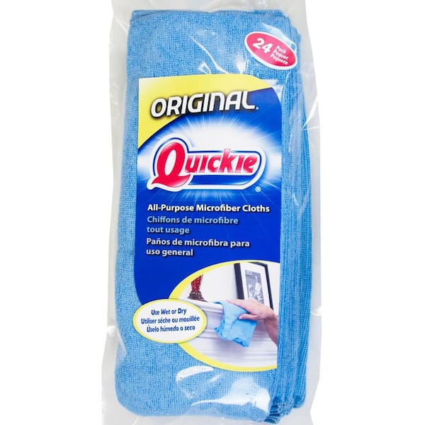 Quickie 14 in. x 14 in. Microfiber Towels (2 x 24-Pack) 49024RM-2
