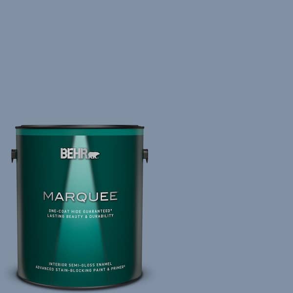 BEHR MARQUEE 1 gal. #MQ5-16 Montage One-Coat Hide Semi-Gloss Enamel Interior Paint & Primer
