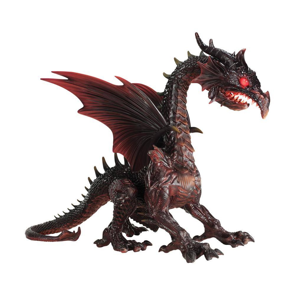 Home Accents Holiday 69 in. Realistic Fire Dragon without Fog Machine