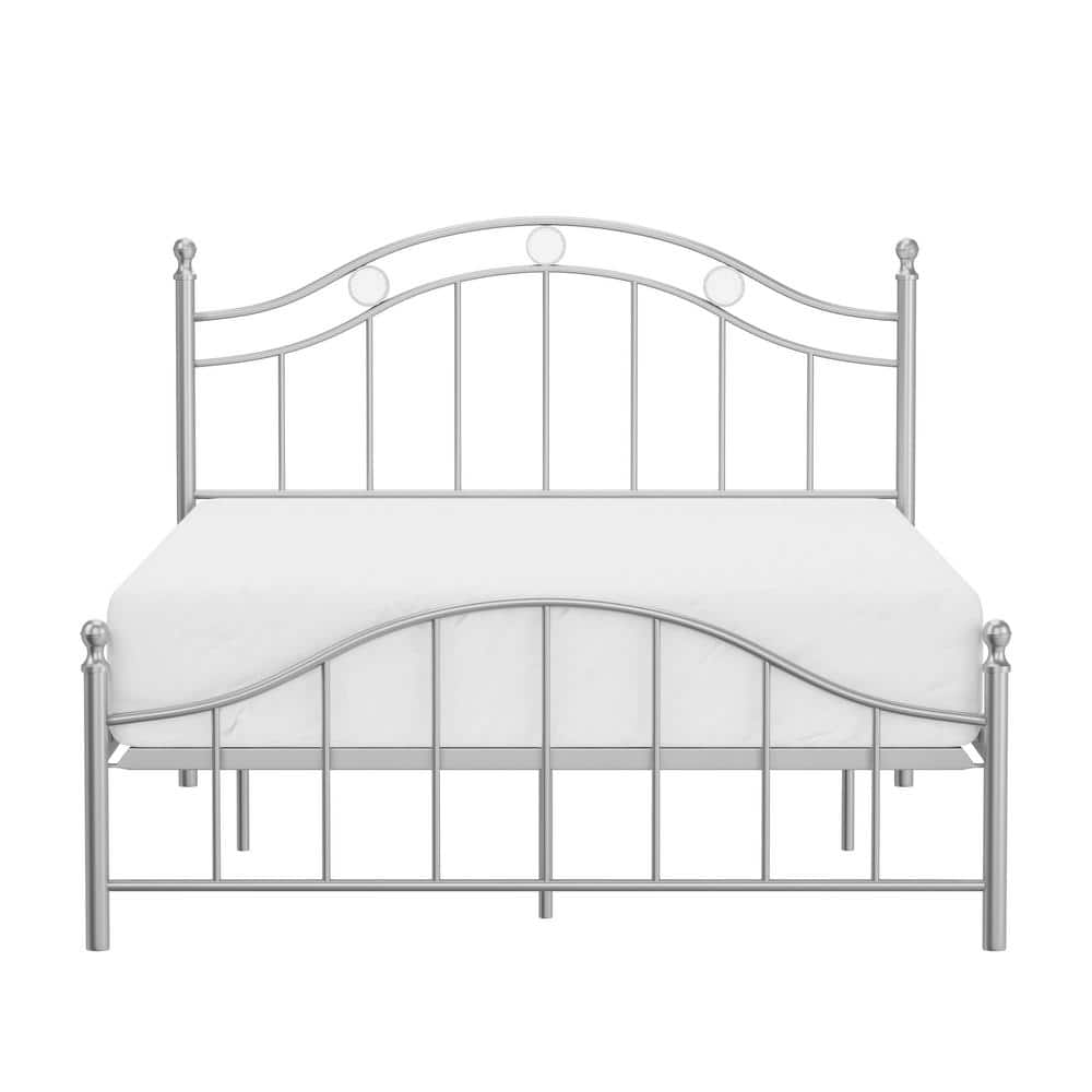 Hillsdale Furniture Vivian Silver Full Headboard and Footboard Bed 2624
