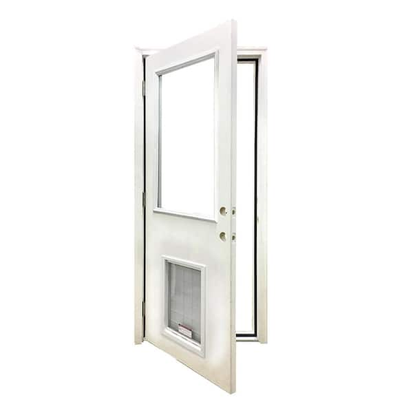 32 inch exterior outlet door with doggie door