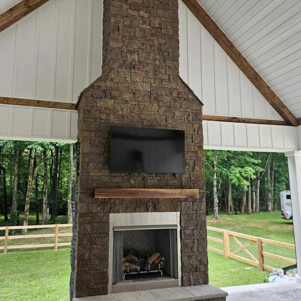 Evolve Stone Georgetown 14 in. W x in. L Morning Aspen Faux Stone