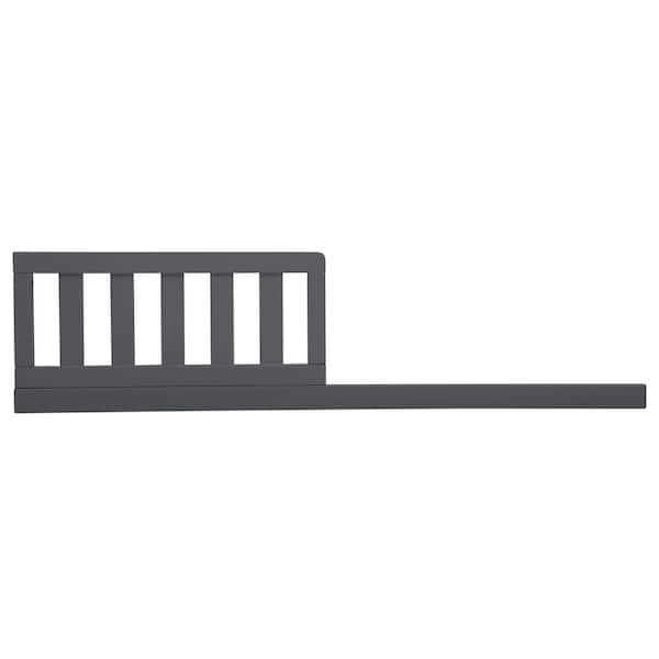 Delta Children Charcoal Grey Crib Size Daybed Toddler Guardrail Kit
