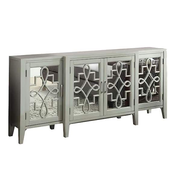 Acme Furniture Kacia 72 in. Antique Gray Standard Rectangle