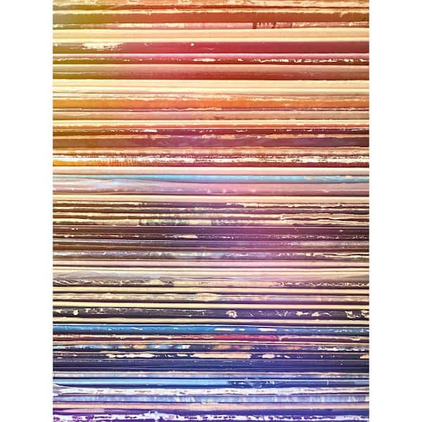 VENICE BEACH Collections Vinyl Album Line Up by Grotto Studios 1 Piece Unframed Graphic Print Abstract Poster Art Print 30 in. x 40 in.