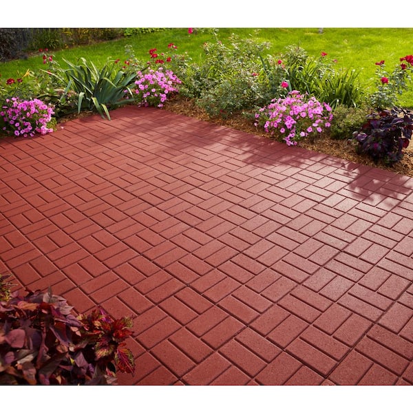 16 in. x 16 in. Brickface Square Concrete Step Stone (90-Piece Pallet)