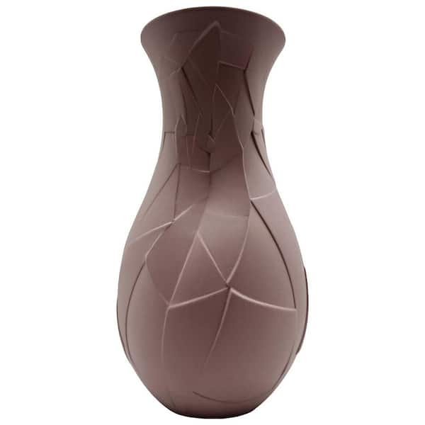 12 in. Decorative Pink Ceramic Vase