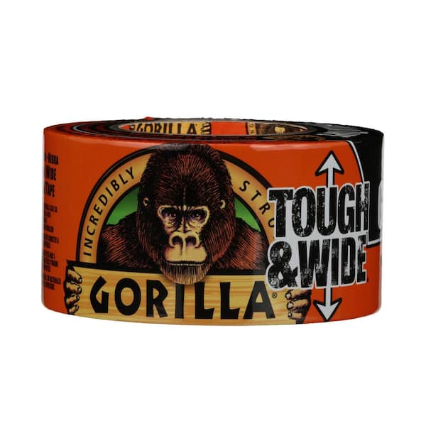Gorilla 10 yds. Black Duct Tape 105631 - The Home Depot
