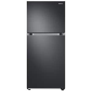 29 in. 17.6 cu. ft. Top Freezer Refrigerator with FlexZone and Ice Maker in Fingerprint-Resistant Black Stainless Steel