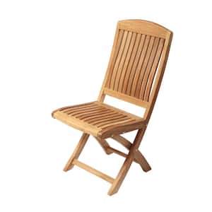 Colorado Natural Teak Wood Folding Outdoor Lounge Chair