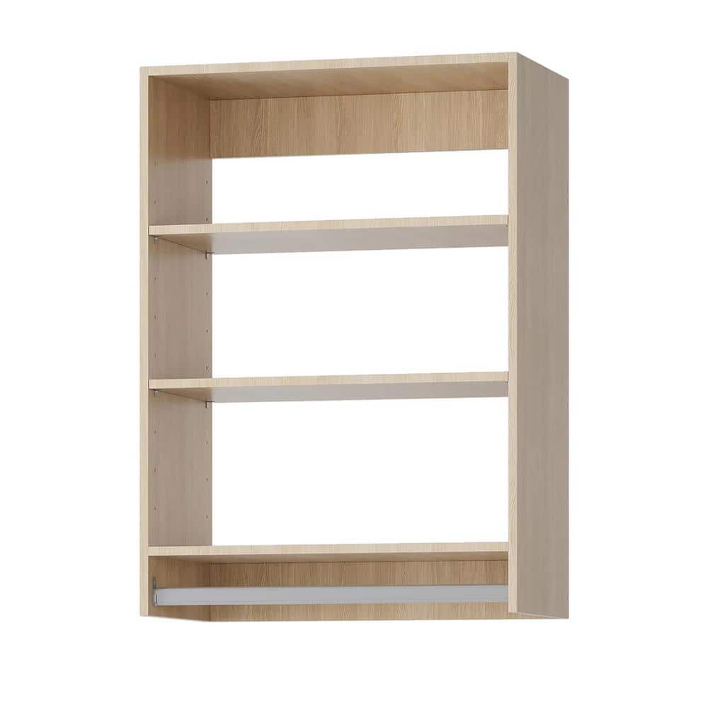 19.5 in. W Brown Walk-ln Tower Unit Wall-mounted 3-Shelf Wood Closet System price history on PriceWatchPro
