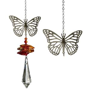 Woodstock Rainbow Makers Collection, Crystal Fantasy, 4.5 in. Butterfly Crystal Suncatcher