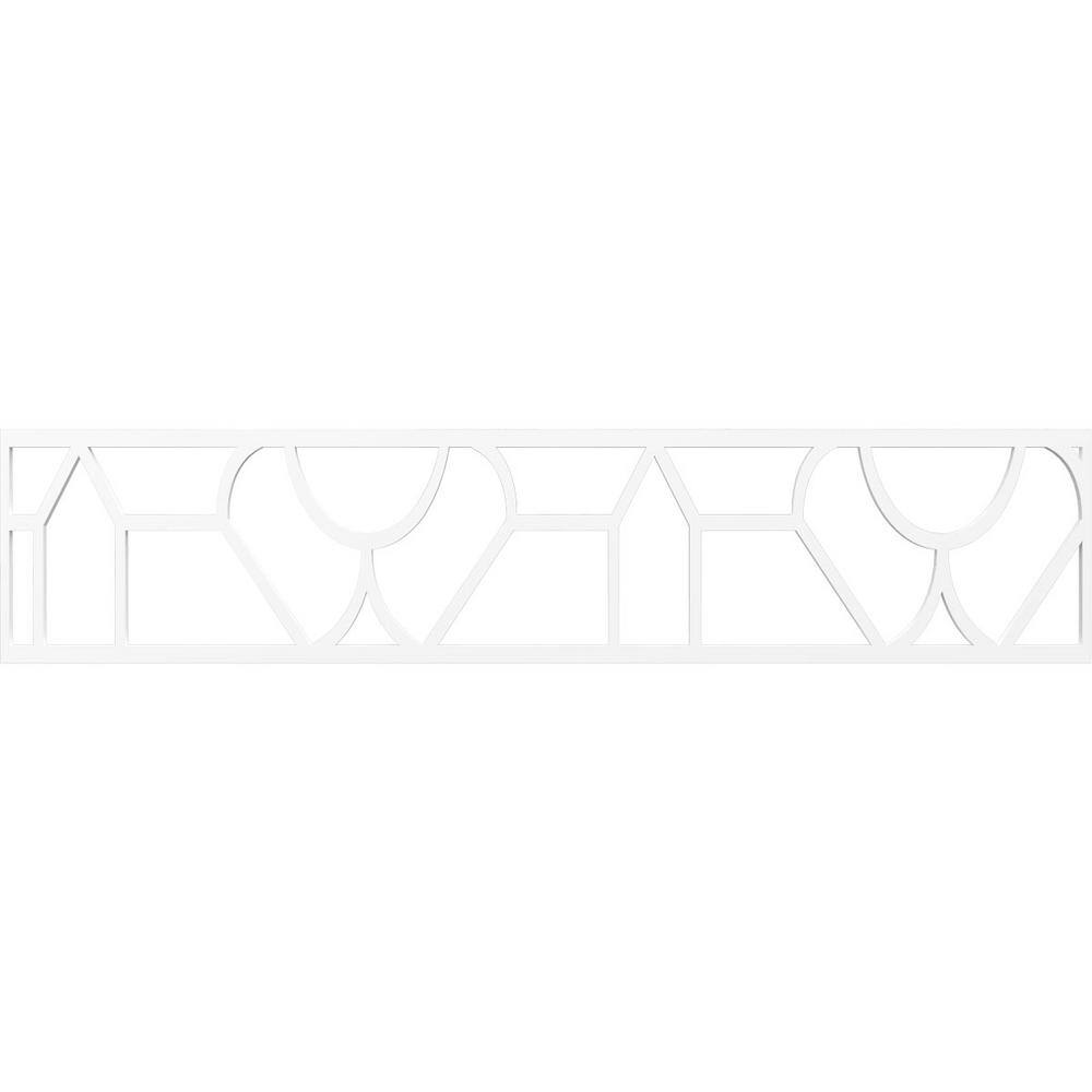 Whitechapel Fretwork 0.375 in. D x 46.75 in. W x 10 in. L PVC Panel Molding price history on PriceWatchPro