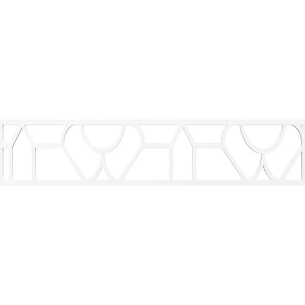 Whitechapel Fretwork 0.375 in. D x 46.75 in. W x 10 in. L PVC Panel Molding