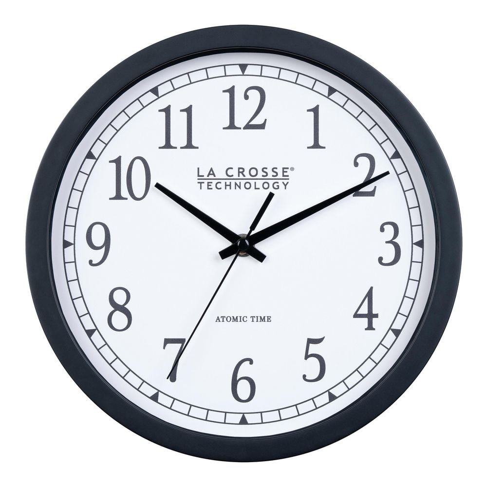 10 in. Classic Black Atomic Analog Wall Clock price history on PriceWatchPro