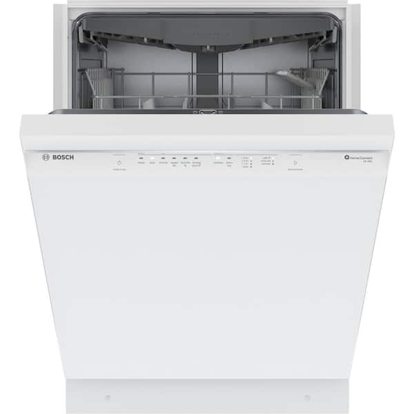 Bosch 300 Series 24 in. White Front Control Tall Tub