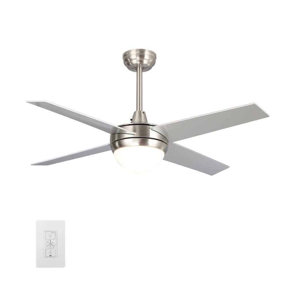 Smart 52" Contemporary Ceiling Fan & LED Light APP Work with Alexa Google Home 