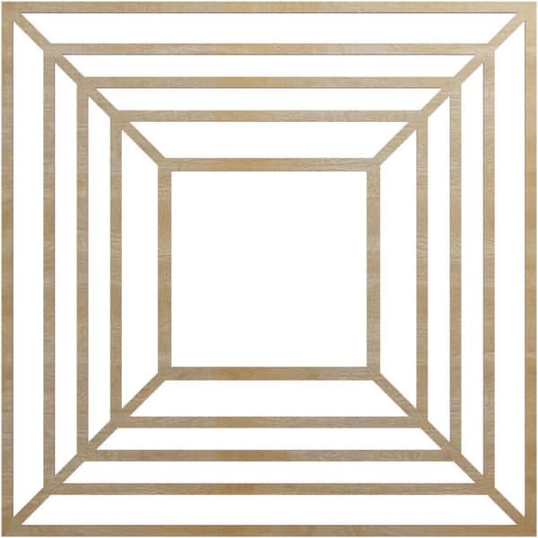 Ekena Millwork 26 in. x 9 in. x 0.375 in. Wood Medallion Moulding