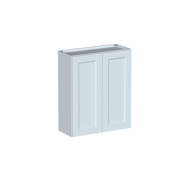 30 in. W x 12 in. D x 36 in. H Plywood Ready to Assemble Wall Kitchen Cabinet in Dove Gray with Full Door