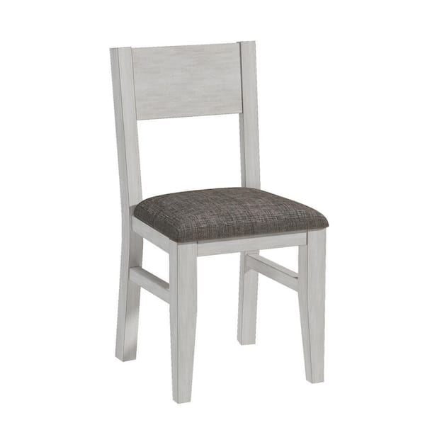 5-Piece Dining Table Set-Square Table with Storage and 4 Upholstered Chairs for Small Spaces Gray Kitchen Table Set