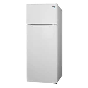 21.44 in. 7.4 cu. ft. Apartment Size Top Freezer Refrigerator in White