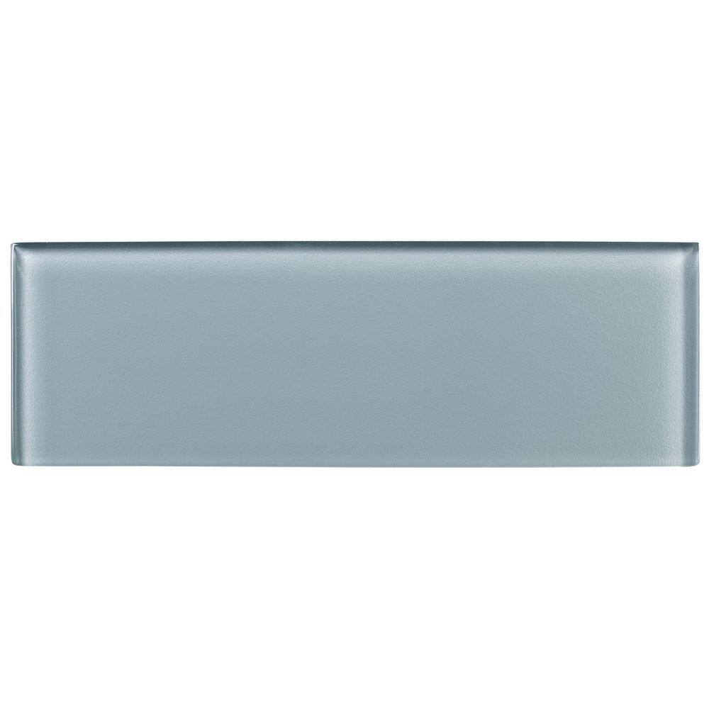 Enchant-Elle 4" x 12" Matte Blue Glass Subway Tile