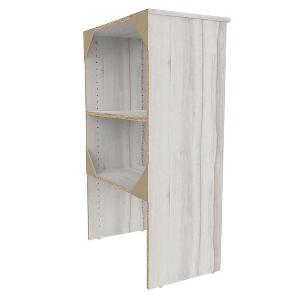 ClosetMaid 1733 Style+ 25 in. W Bleached Walnut Stackable Base Unit - 3