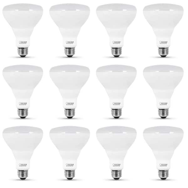Feit Electric 120-Watt Equivalent BR40 Dimmable CEC Title 24 90+ CRI Recessed E26 Flood LED Light Bulb, Soft White 2700K (12-Pack)