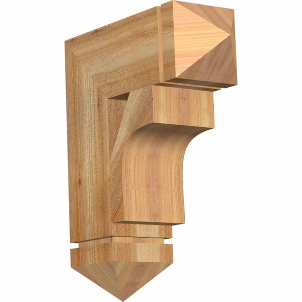 Ekena Millwork 6 in. x 22 in. x 18 in. Western Red Cedar Westlake Arts and Crafts Rough Sawn