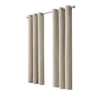 Andora Blackout Window Panel in Natural- 42 in. W x 84 in. L